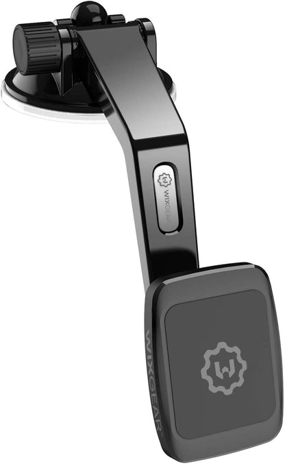 Magantic Mount, Universal Dashboard Curved Magnetic Phone Car Mount Holder for Cell Phones and Mini Tablets with Fast Swift-Snap Technology, Magnetic Cell Phone Mount
