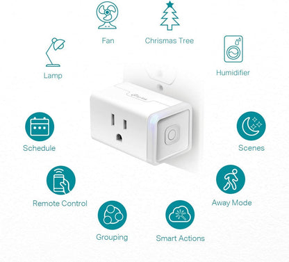 Plug Power Strip HS300 and Smart Plug HS103P4 Bundle | Control Home Appliances from Anywhere