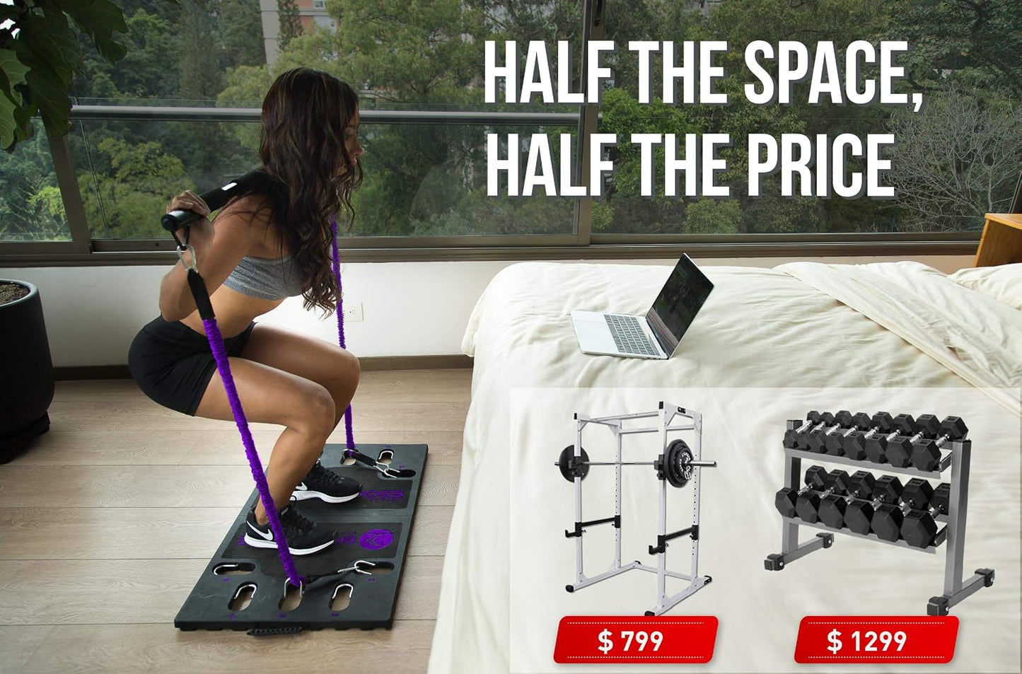 Home Gym 2.0 - Full Portable Gym Home Workout Package