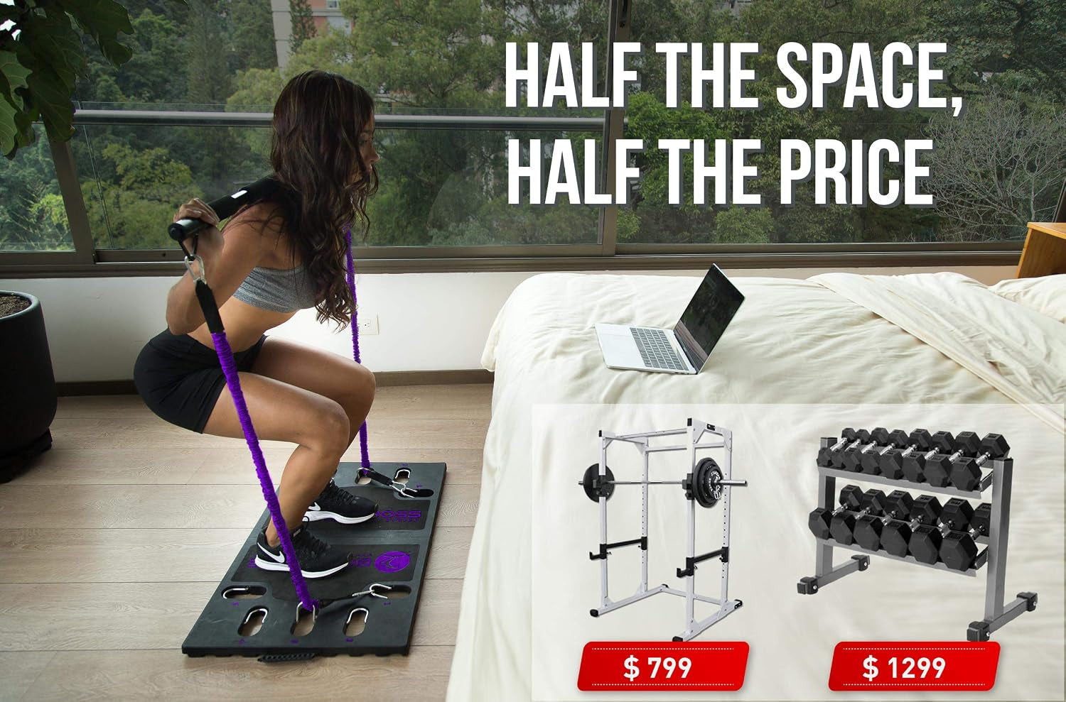 Home Gym 2.0 - Full Portable Gym Home Workout Package