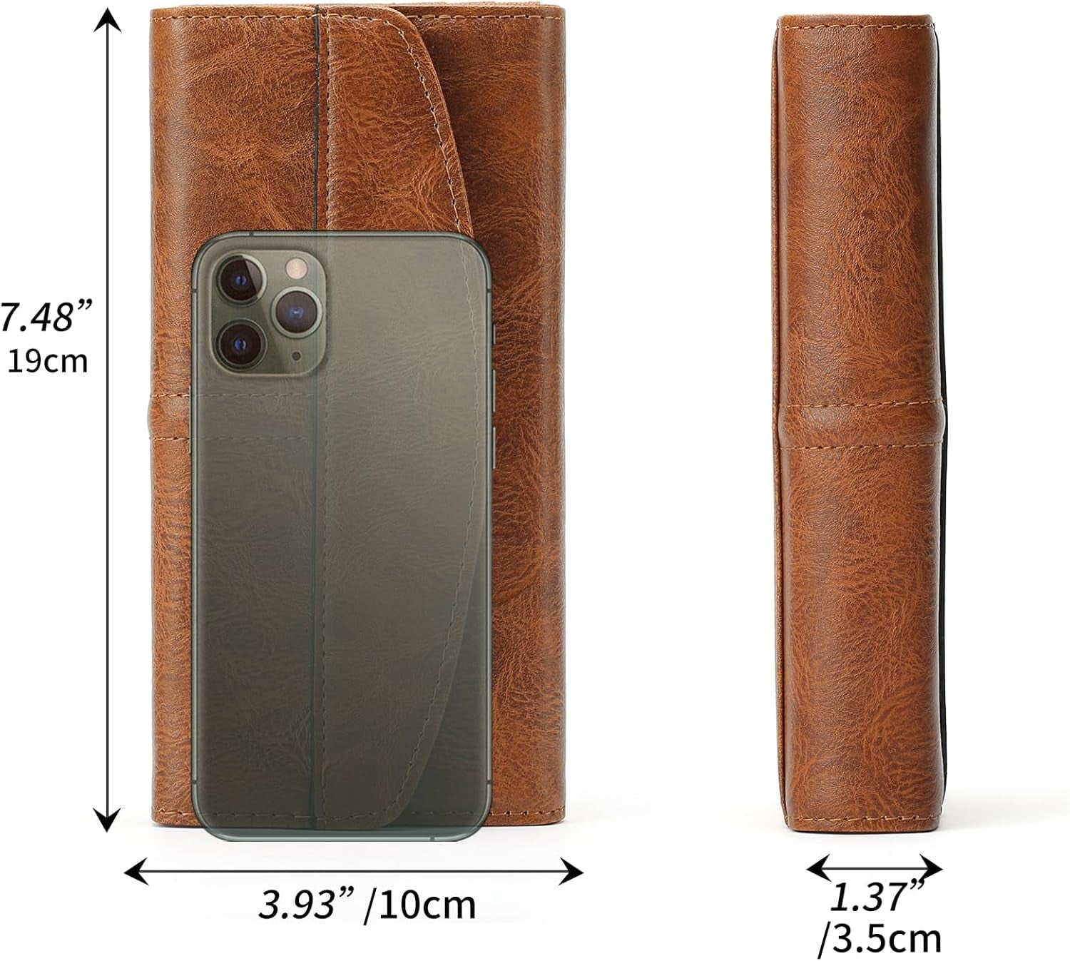 Womens Wallet Large Capacity Leather RFID Blocking Wallets for Women Clutch Credit Card Holder with Zipper Pocket