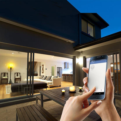 15-Amp Indoor Alexa / Google Assistant Compatible Wi-Fi Smart Home Plug with Night Light, No Hub Required (3-Pack)