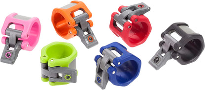 HEX Olympic Barbell Clamps 2 Pcs – Heavy Duty Bar Clamps for 2” & 50Mm Olympic Bars – Secure Weight Bar Clamps for Strength Training & Home Gym Accessories – Blue