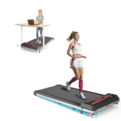 NAYSAYE Treadmills for Home Small 3 in 1 Walking Pad Treadmill Under Desk Treadmill Walking Pad Treadmill with Incline Remote Control Exercise Equipment with LED Display for Home/Office Black