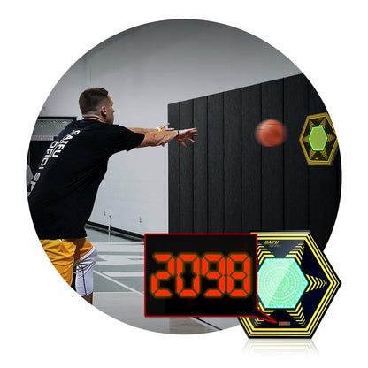 GAIFU Reaction Training Equipment Basketball Soccer Football Training Equipment Digital Target Soccer Football Basketball Indoor/Outdoor Training Equipment Gift for Teen Trainer Athlete Coach (1pcs)