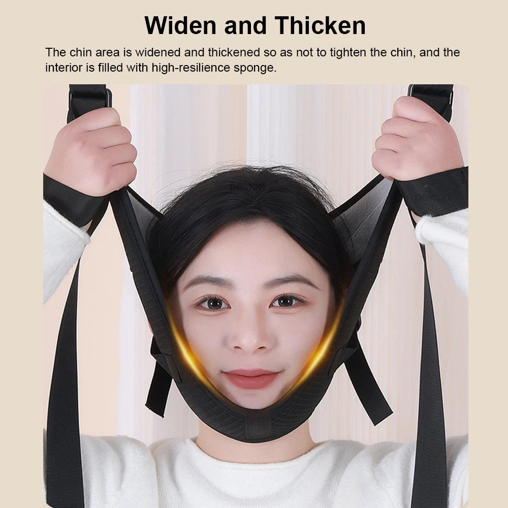 Neck Stretcher Portable Adjustable Cervical Neck Traction Device for Neck Pain Relief Spine Alignment Posture Correction