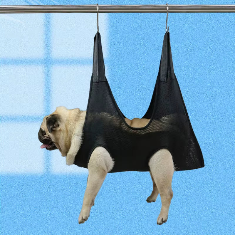 OUWO Pet Grooming Hammock Cleaning Pets anti Scratch Pet Nail Trimming Pet Hammock Dog Cat Pet Supplies
