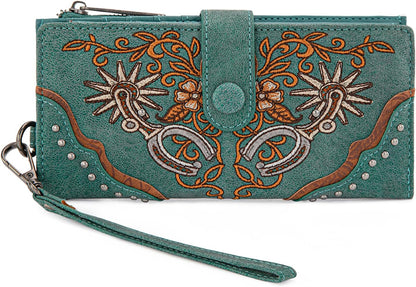 Wallet for Women Wristlet Wallet Ladies Felame Large Capacity Clutch Wallets