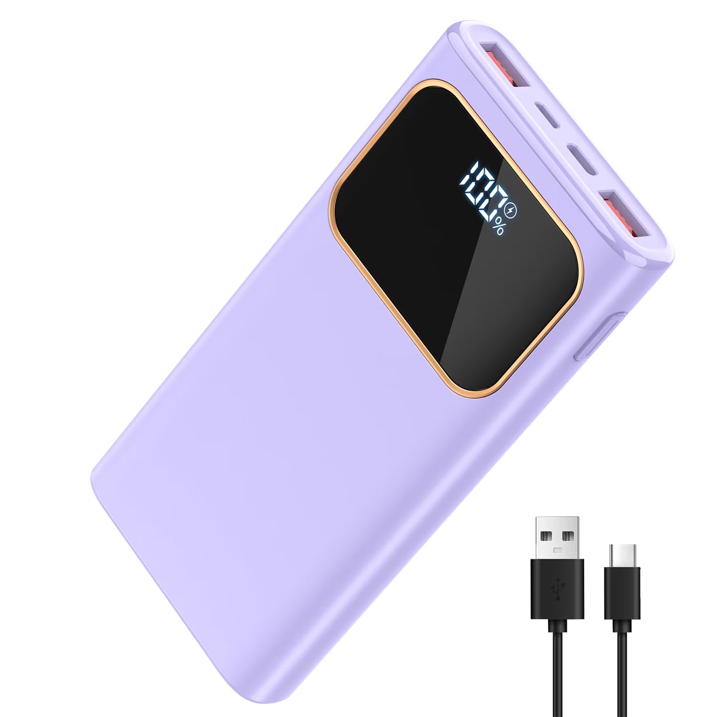 Portable Charger, 20000Mah Power Bank, 22.5W Fast Charging Battery Pack with Usb-C/Usb-A Output, Digital Display Portable Phone Charger for Iphone 17/16/15/14/13 Pro Samsung Google LG Ipad Airpods