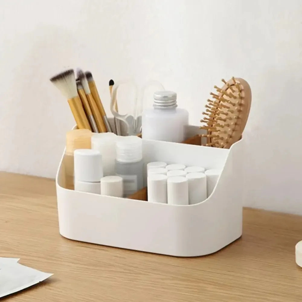Office Supplies Storage Box, Cosmetics, Office Organizing Box, Partitioned Storage Boxes for Office and Living Room