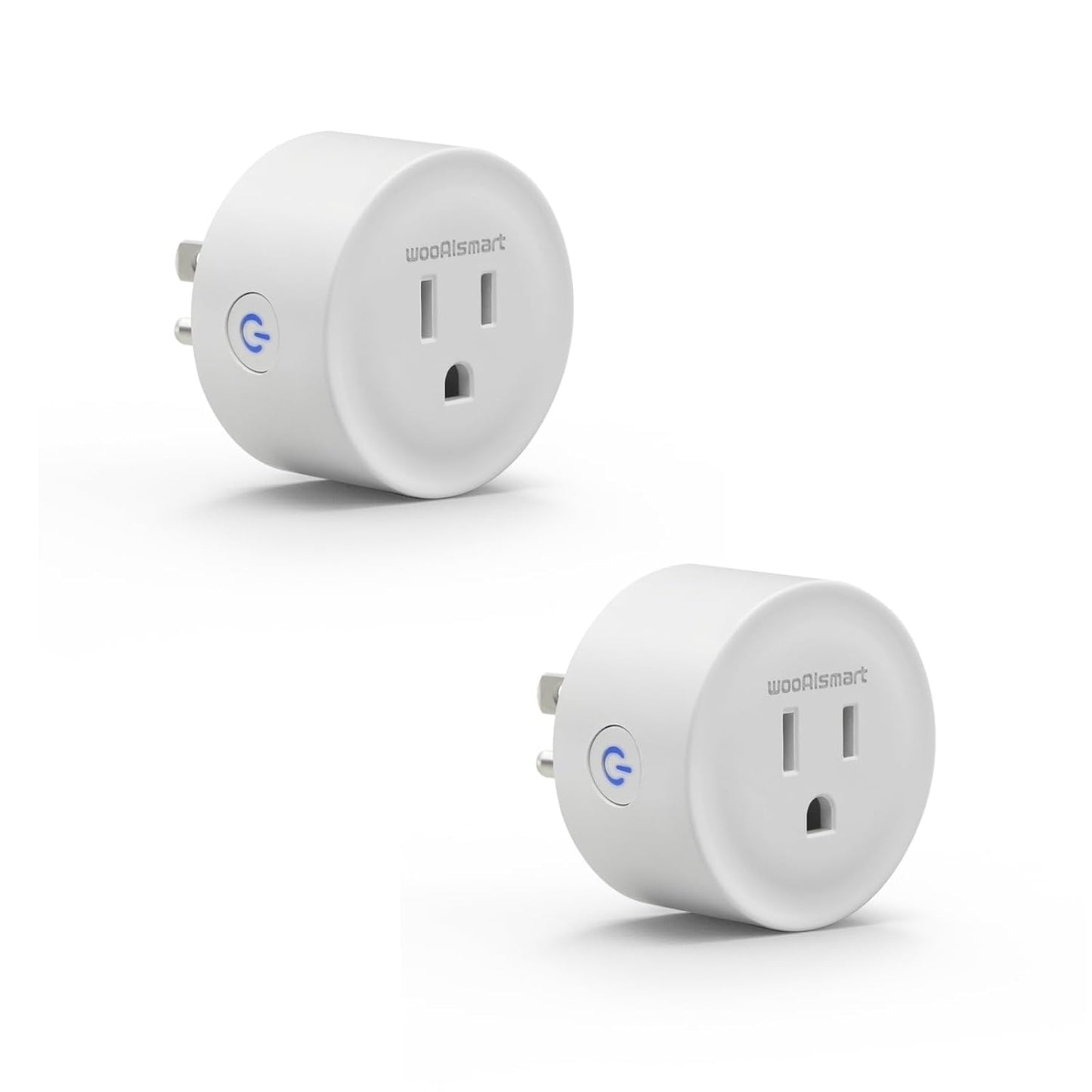 Smart Plug, Wifi Plugs Work with Alexa & Google Assistant, Smart Outlet with Timer & Group Controller, Wifi Outlet for Home, No Hub Required, ETL & FCC Certified, 2.4Ghz Wifi, 16A, 2 Pack