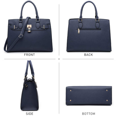 Women Handbags and Purses Ladies Shoulder Bag Top Handle Satchel Tote Work Bag with Wallet