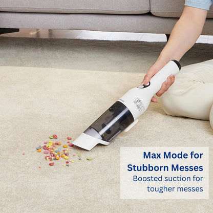 GO Mini Pet Cordless Hand Vacuum, Pet Friendly, for Pet Hair & Quick Cleanups, Extra Pet Brush & MAX Mode