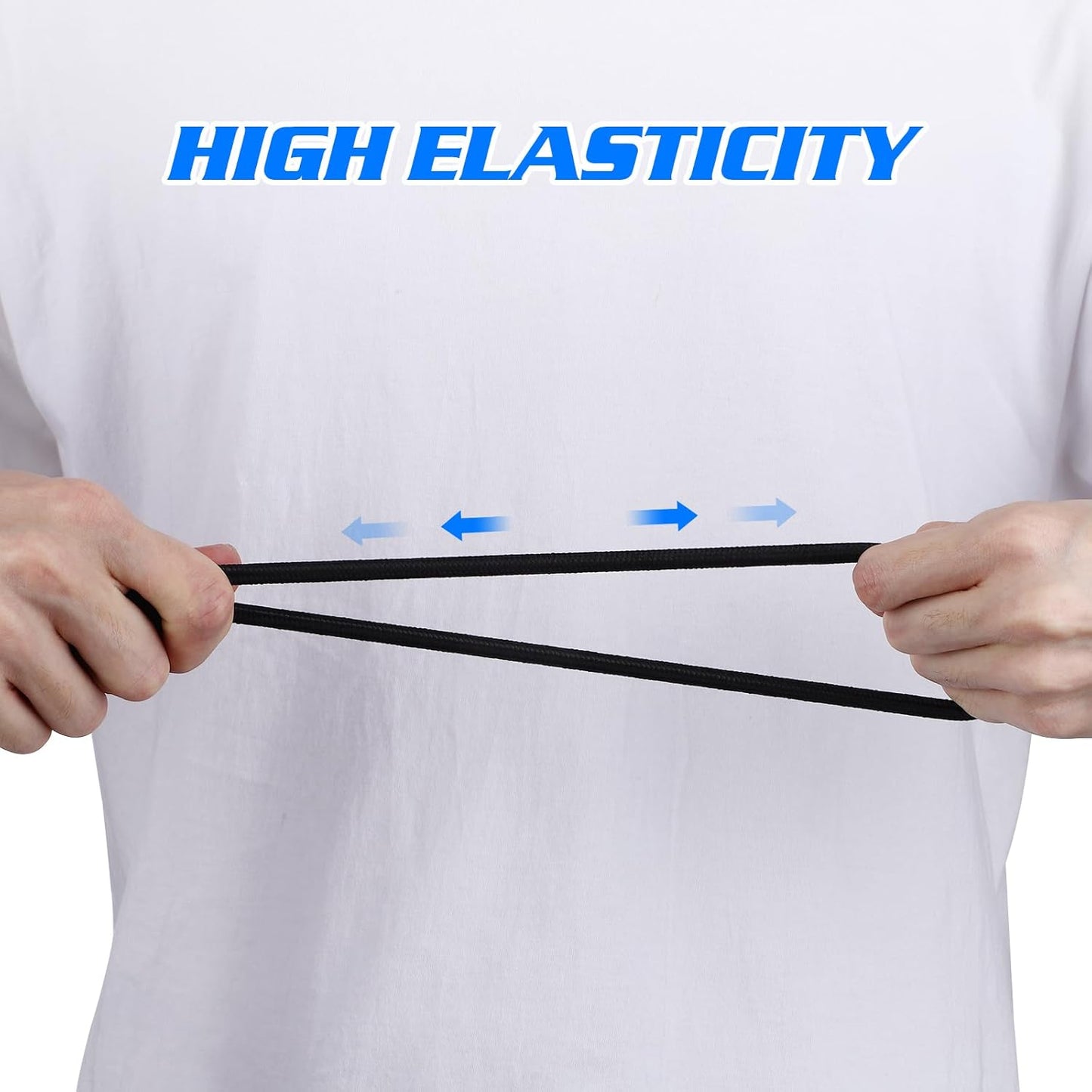 Resistance Bands: 1 Pair Stepper Resistance Band Fitness Exercise Bands with Handles Fitness Bands Pull Ropes Exercising Bands Resistance Bands for Workout Strength Training at Home, Black