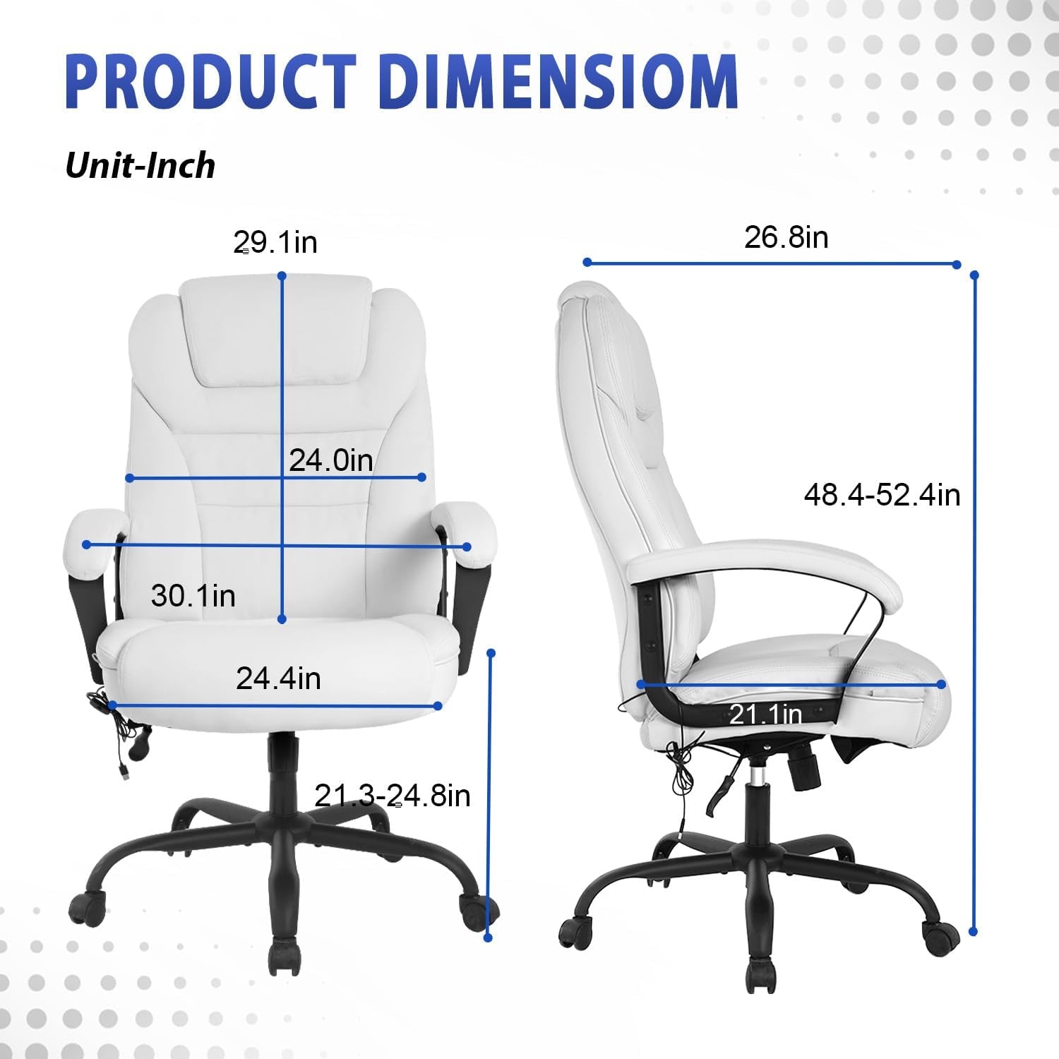 Big and Tall Office Chair,Office Chair,Chair,Massage Armchair