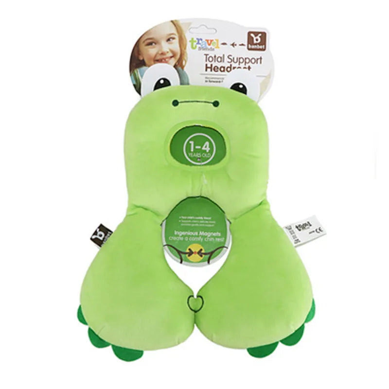 Children Baby U-Shaped Pillow Sleep Neck Protection Pillow Soft Shoulder Headrest Car Seat Lovely Travel Pillows for Children