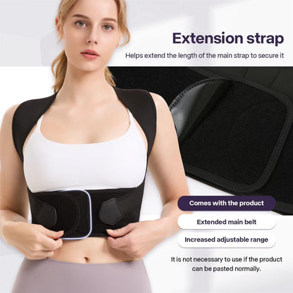 2.0 Upgraded Back Brace Posture Corrector for Women & Men – Adjustable Back Brace for Scoliosis, Hunchback, Back Pain Relief & Posture Support Large