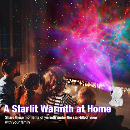 Astronaut Galaxy Projector, Star Projectors with Timer and Remote, Night Light LED Nebula Lamp for Kids Adults, Room Decor Gift