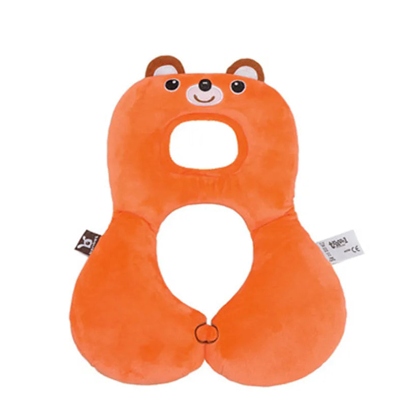Children Baby U-Shaped Pillow Sleep Neck Protection Pillow Soft Shoulder Headrest Car Seat Lovely Travel Pillows for Children