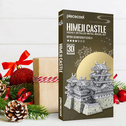 3D Metal Puzzles Himeji-Jo Castle Assembly Model Kits DIY Jigsaw Toys for Adult Gifts and Home Decoration