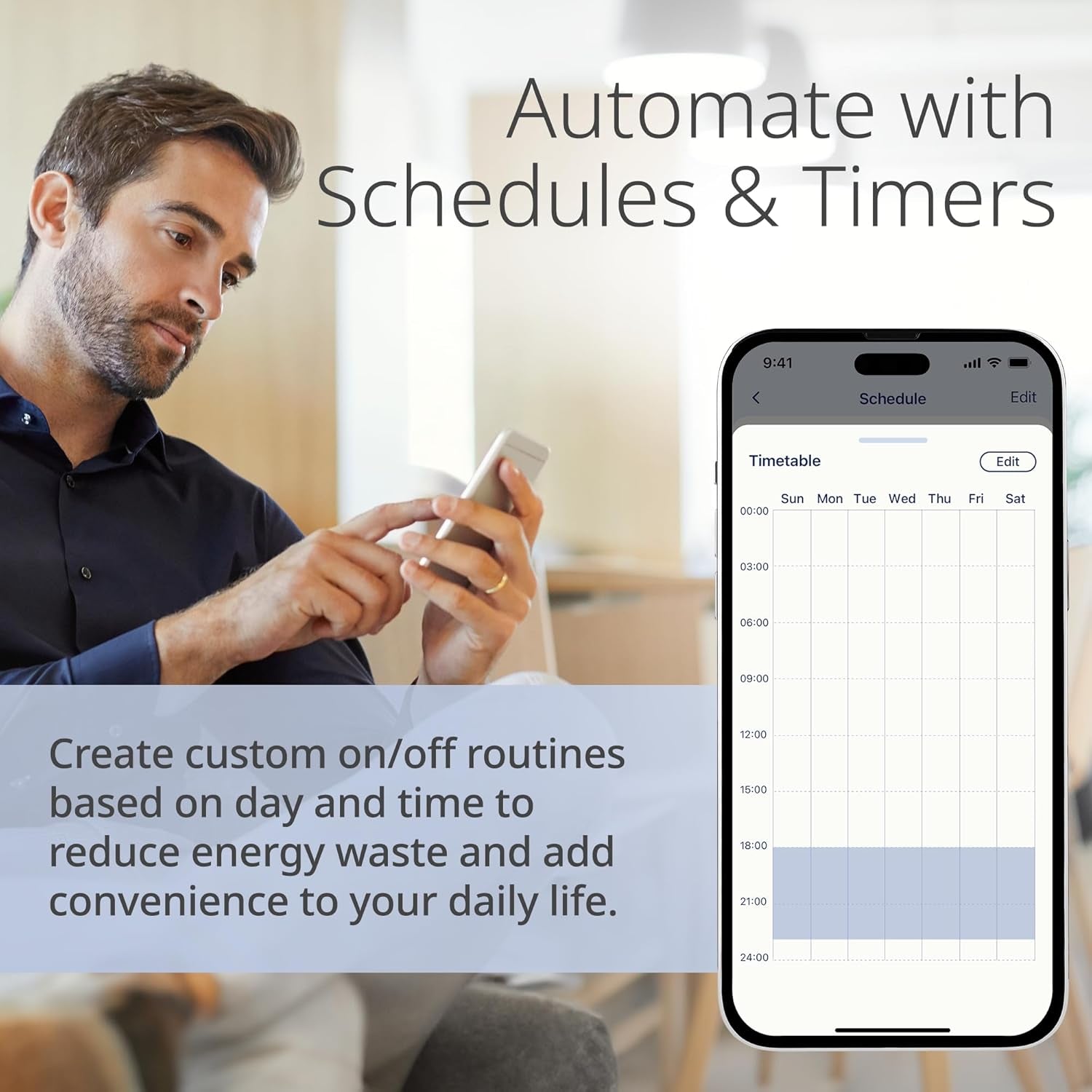 PM-01M Wi-Fi Smart Plug, Aquila PRO AI & Matter Supported, Compact Design, 15A/1800W Max, Energy Monitoring, Easy Bluetooth Setup, Works with Alexa & Google Home, Flame-Retardant, UL Certified