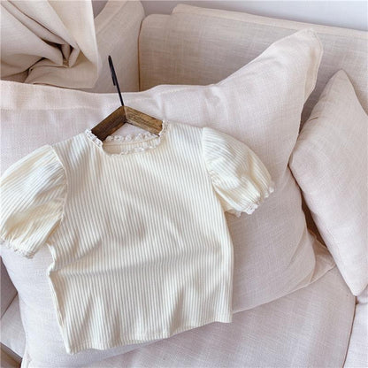 Girls Lace Short Sleeve Clothing for Kids