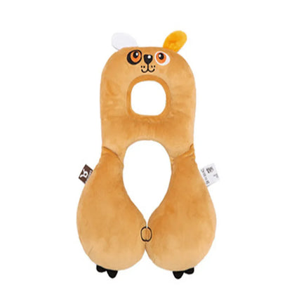 Children Baby U-Shaped Pillow Sleep Neck Protection Pillow Soft Shoulder Headrest Car Seat Lovely Travel Pillows for Children