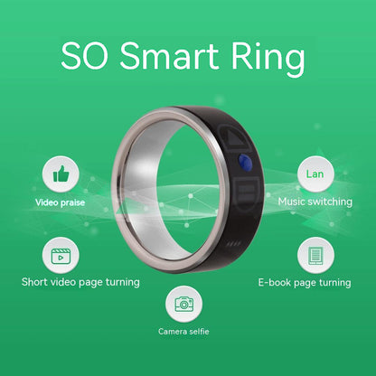 AI Voice Wearable Flip Ring E-book Reader