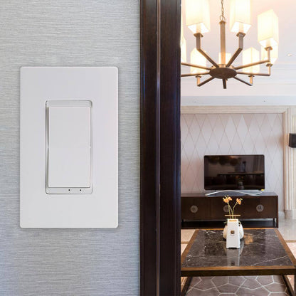 Smart Switch Indoor Wi-Fi In-Wall Switch Amazon Alexa/Google Asst, Remote, Multiple Scene Control and Schedules