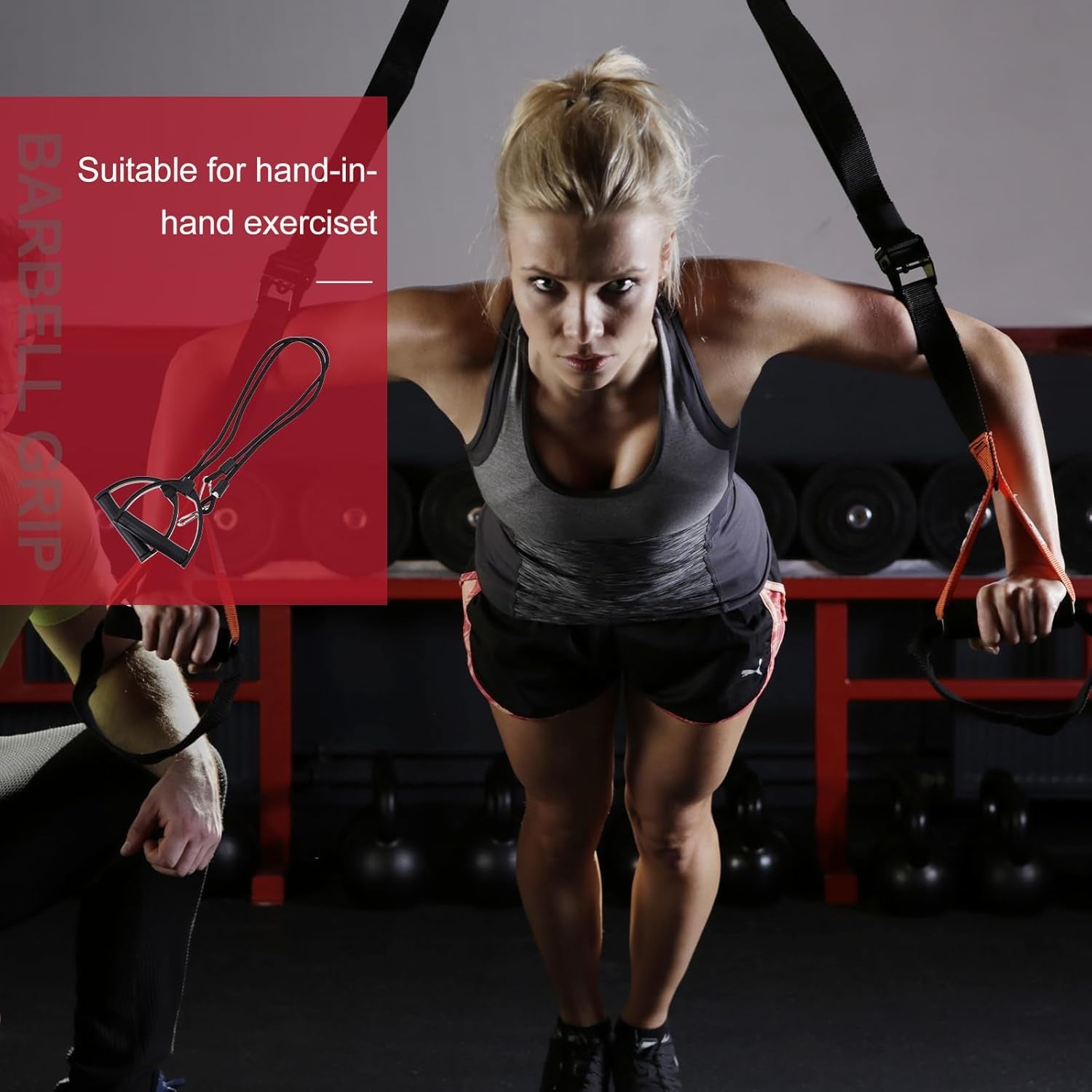 Resistance Bands: 1 Pair Stepper Resistance Band Fitness Exercise Bands with Handles Fitness Bands Pull Ropes Exercising Bands Resistance Bands for Workout Strength Training at Home, Black