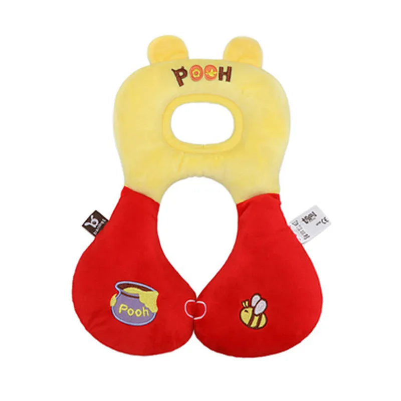 Children Baby U-Shaped Pillow Sleep Neck Protection Pillow Soft Shoulder Headrest Car Seat Lovely Travel Pillows for Children