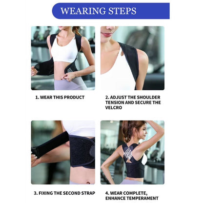 2.0 Upgraded Back Brace Posture Corrector for Women & Men – Adjustable Back Brace for Scoliosis, Hunchback, Back Pain Relief & Posture Support Large
