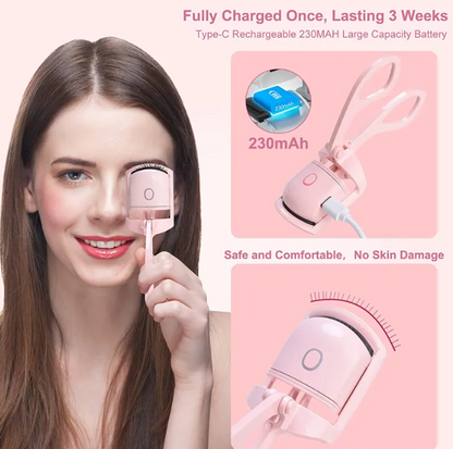 Portable Electric Heated Eyelash Curler