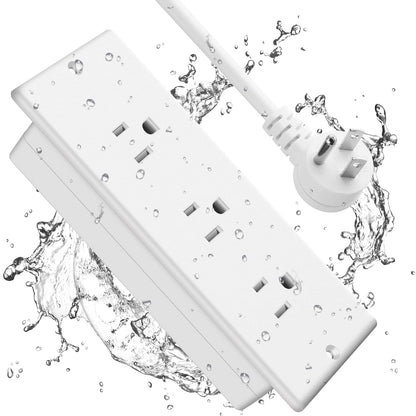 Conference Recessed Power Strip Socket WaterproofConference Table Power StripSplash Resistant Furniture Recessed Power StripFlush Mount Power Strip with 3 Outlets6ft Extension CordFlat Plug