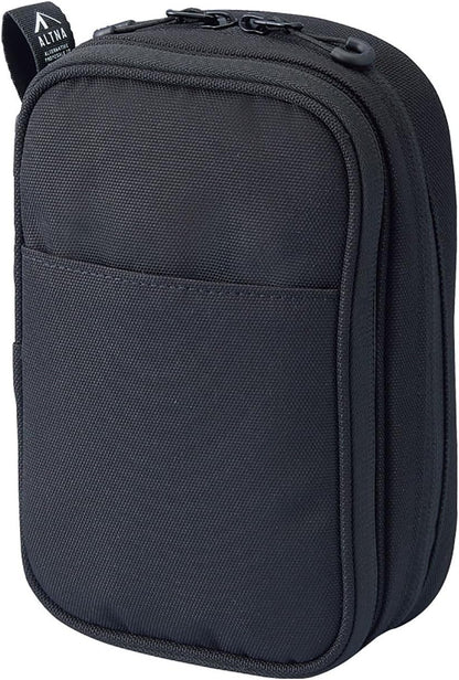 Gadget Pouch, Double, 5 X 3.6 X 8.5, Black (A7765-24)