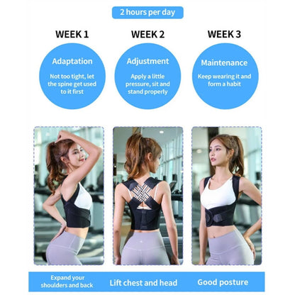 2.0 Upgraded Back Brace Posture Corrector for Women & Men – Adjustable Back Brace for Scoliosis, Hunchback, Back Pain Relief & Posture Support Large