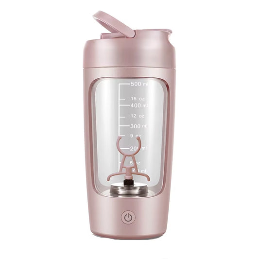 Gym Fitness Sports Plastic Portable Fully Automatic Protein Powder Shaker Cup Electric Mixing Shaker Bottles with C Type Charge