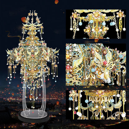 3D Metal Puzzles Assembly Model Kits DIY Set Brain Teaser Toys for Collection