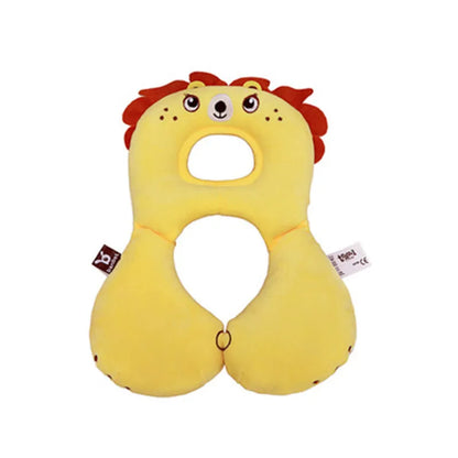 Children Baby U-Shaped Pillow Sleep Neck Protection Pillow Soft Shoulder Headrest Car Seat Lovely Travel Pillows for Children