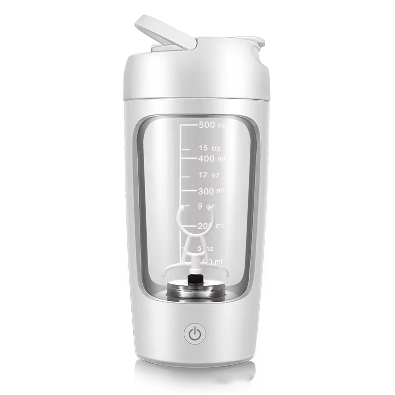 Gym Fitness Sports Plastic Portable Fully Automatic Protein Powder Shaker Cup Electric Mixing Shaker Bottles with C Type Charge