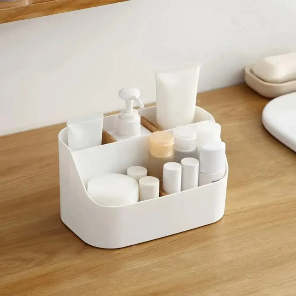 Office Supplies Storage Box, Cosmetics, Office Organizing Box, Partitioned Storage Boxes for Office and Living Room