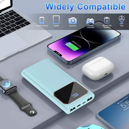 Portable Charger, 20000Mah Power Bank, 22.5W Fast Charging Battery Pack with Usb-C/Usb-A Output, Digital Display Portable Phone Charger for Iphone 17/16/15/14/13 Pro Samsung Google LG Ipad Airpods
