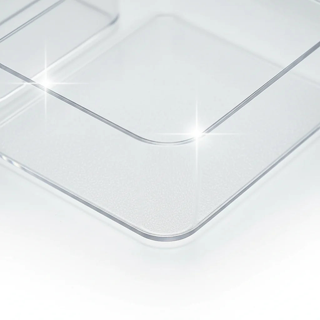 Acrylic Clear Drawer Organizer Set | Cosmetic Storage Box for Vanity, Desk & Office