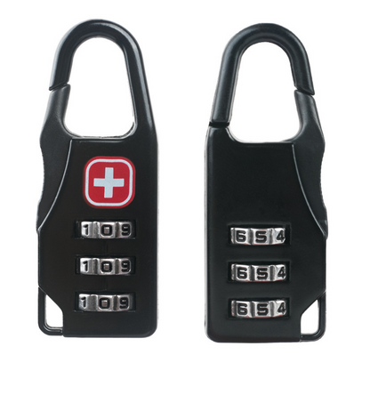 Zinc Alloy Mini Cross Password Lock for Bags & Luggage