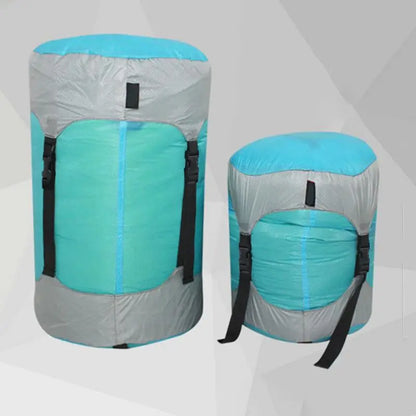 Compression Packing Cubes Outdoor Nylon Stuff Sacks Compression Bags Space Saving Waterproof Anti-Tear Packing Cubes Sleeping