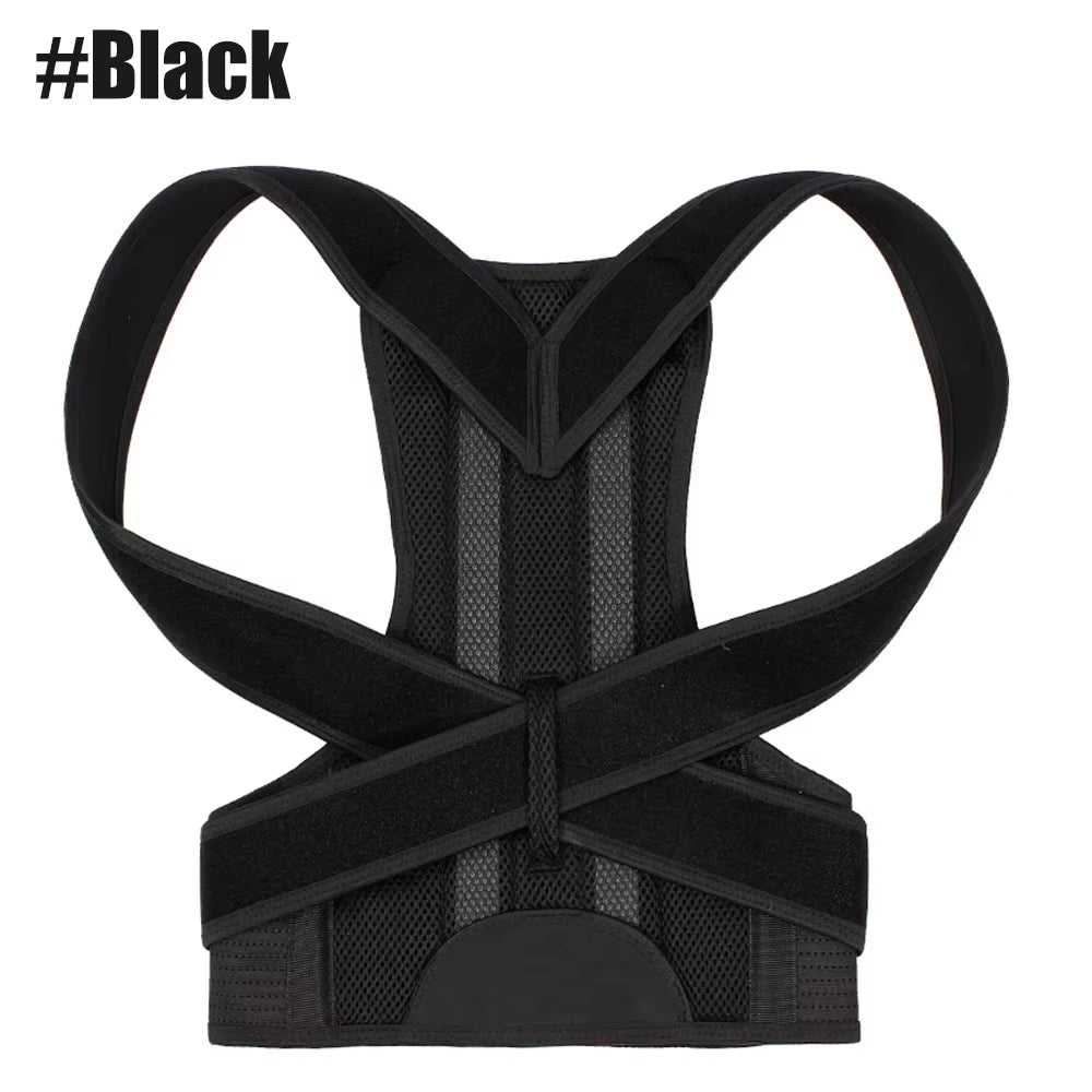 Posture Corrector for Women and Men, Back Brace Adjustable & Comfy, Support Straightener for Back, Neck, Clavicle and Shoulder