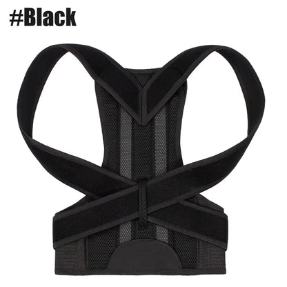 Posture Corrector for Women and Men, Back Brace Adjustable & Comfy, Support Straightener for Back, Neck, Clavicle and Shoulder