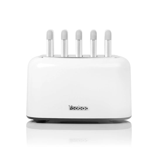 5000Mah Portable Charger with Charging Dock, PD20W Fast Charging Mini Power Bank with Type-C Cable for Iphone Samsung Android, 5 in 1 Charging Station for Home Office Restaurant, White