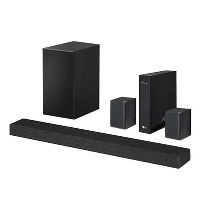 LG SP7R 7.1 Channel High Res Audio Sound Bar with Rear Speaker Kit (Renewed)