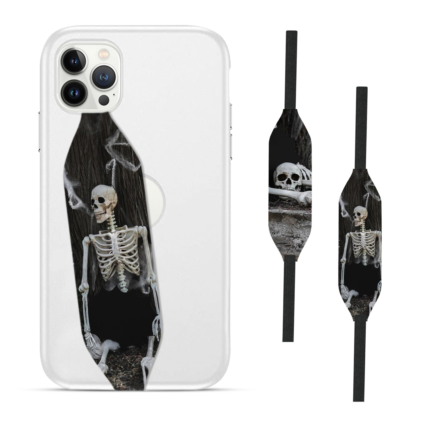 Switchbands Customizable Universal Phone Grip Strap | Pack of 2 | Reversible Phone Hand Strap for Phone Cases as Phone Loop Holder| Secure handling by Comfortable Phone Strap - Scalp
